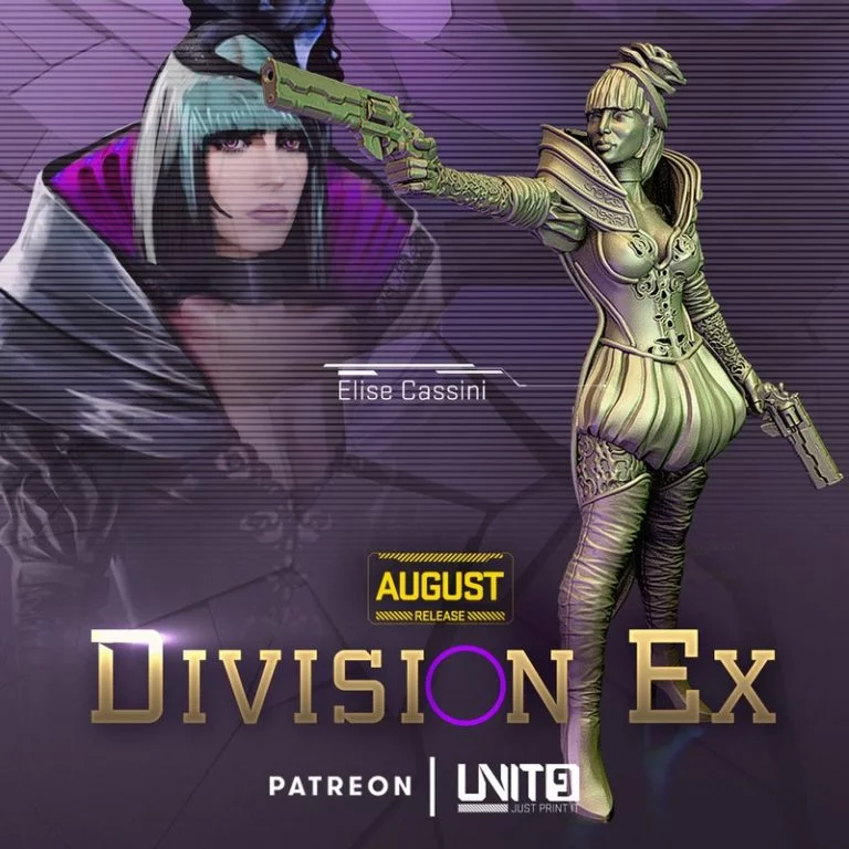 单元9 - 分割模型集 - 3D打印角色模型|Unit9 – Division Ex Bundle – 3D Print Model