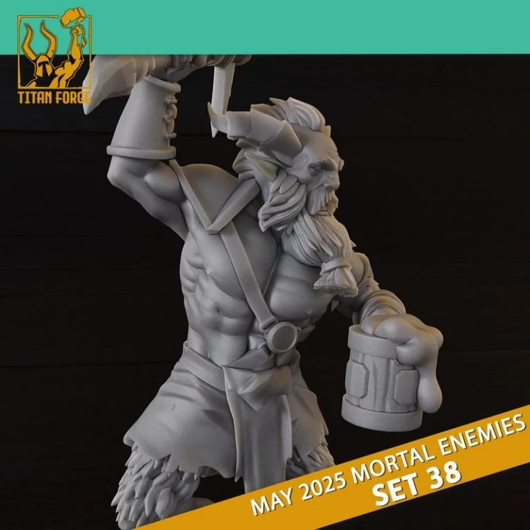 D&D 5e怪物集38 3D打印模型|RPG – Monsters DnD 5e – Mortal Enemies Set 38 – 3D Print Model