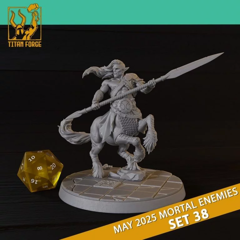 D&D 5e怪物集38 3D打印模型|RPG – Monsters DnD 5e – Mortal Enemies Set 38 – 3D Print Model