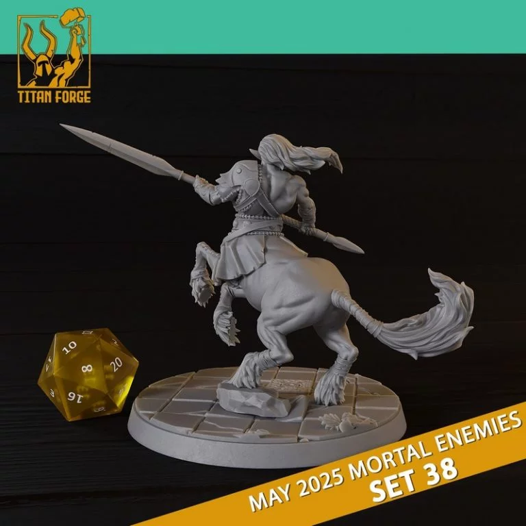 D&D 5e怪物集38 3D打印模型|RPG – Monsters DnD 5e – Mortal Enemies Set 38 – 3D Print Model