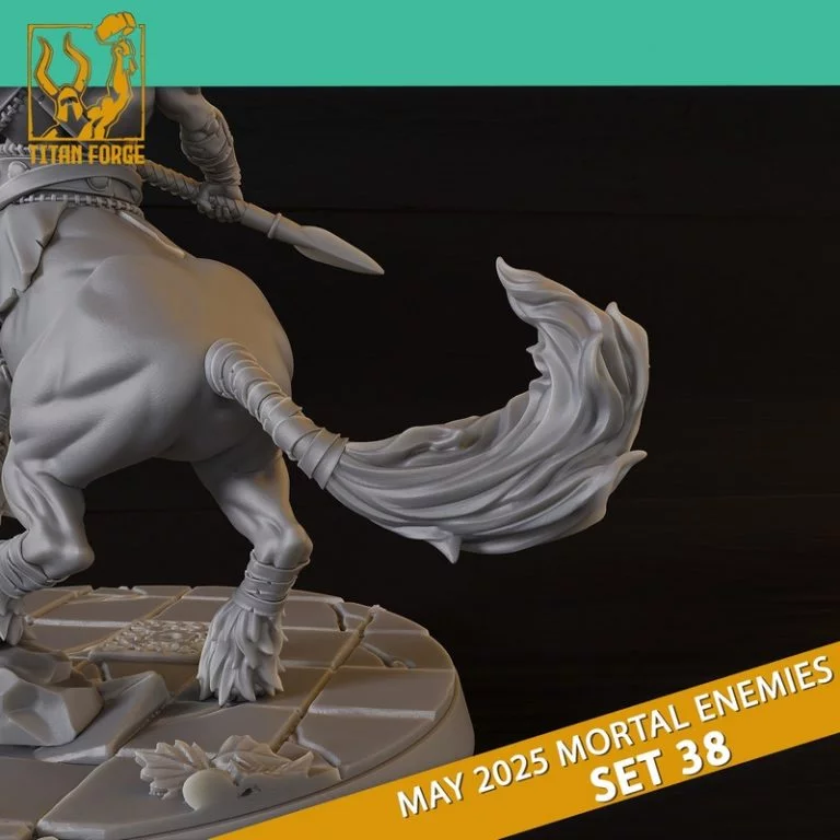 D&D 5e怪物集38 3D打印模型|RPG – Monsters DnD 5e – Mortal Enemies Set 38 – 3D Print Model