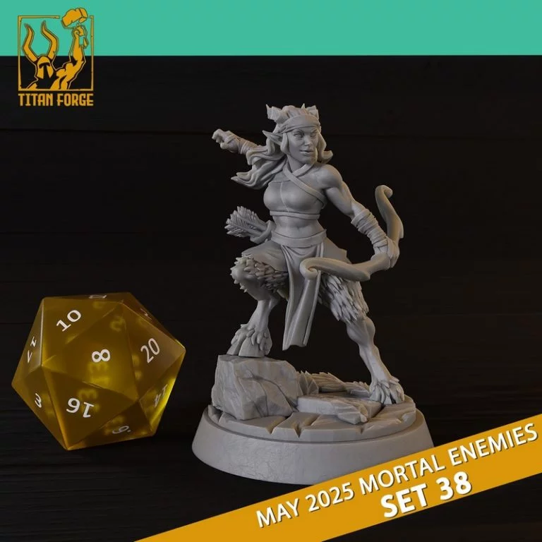 D&D 5e怪物集38 3D打印模型|RPG – Monsters DnD 5e – Mortal Enemies Set 38 – 3D Print Model