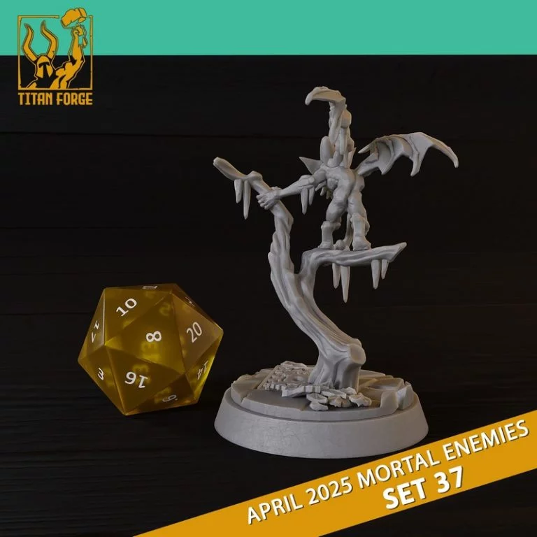 D&D 5e怪物集37 3D打印模型|RPG – Monsters DnD 5e – Mortal Enemies Set 37 – 3D Print Model