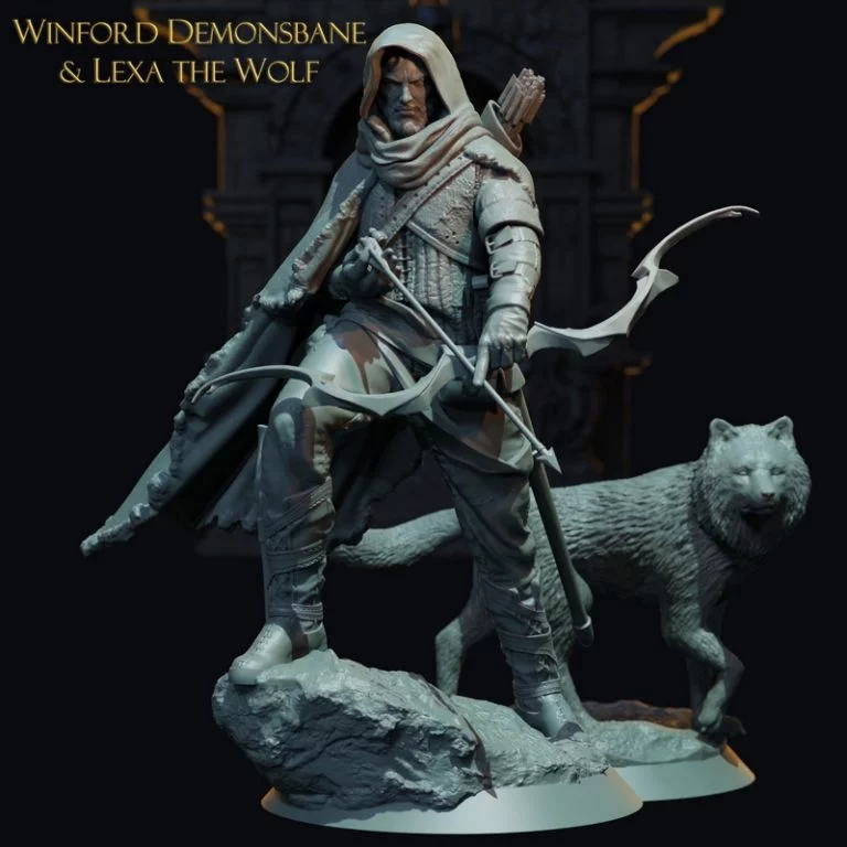 Claymore迷你模型——未知之门登场|Claymore Miniatures – The Gate to the Unknown – 3D Print Model