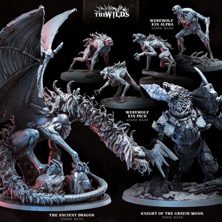 Bestiarum迷你模型——荒野篇二：3D打印生物模型|Bestiarum Miniatures – The Wilds Part 2 – 3D Print Model