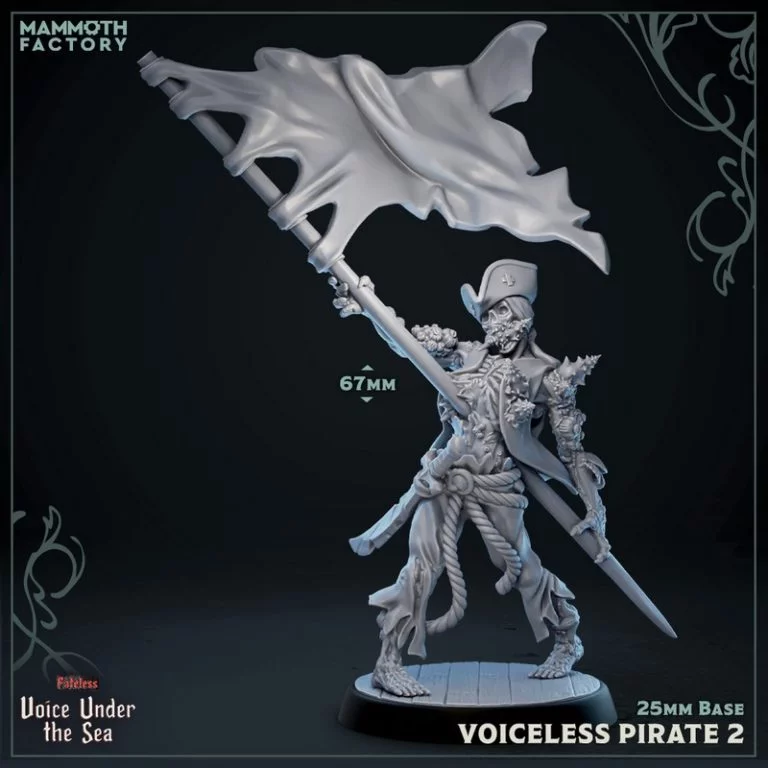 无声海盗团 3D打印模型|Voiceless Pirates Crew – 3D Print Model