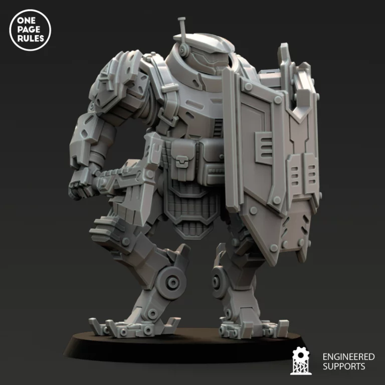 人类防御部队 - 狼人机器人 - 3D打印模型|Human Defence Force – Ogre Robots – 3D Print Model