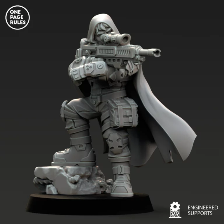 人类防御部队——狙击手——3D打印模型|Human Defence Force – Snipers – 3D Print Model