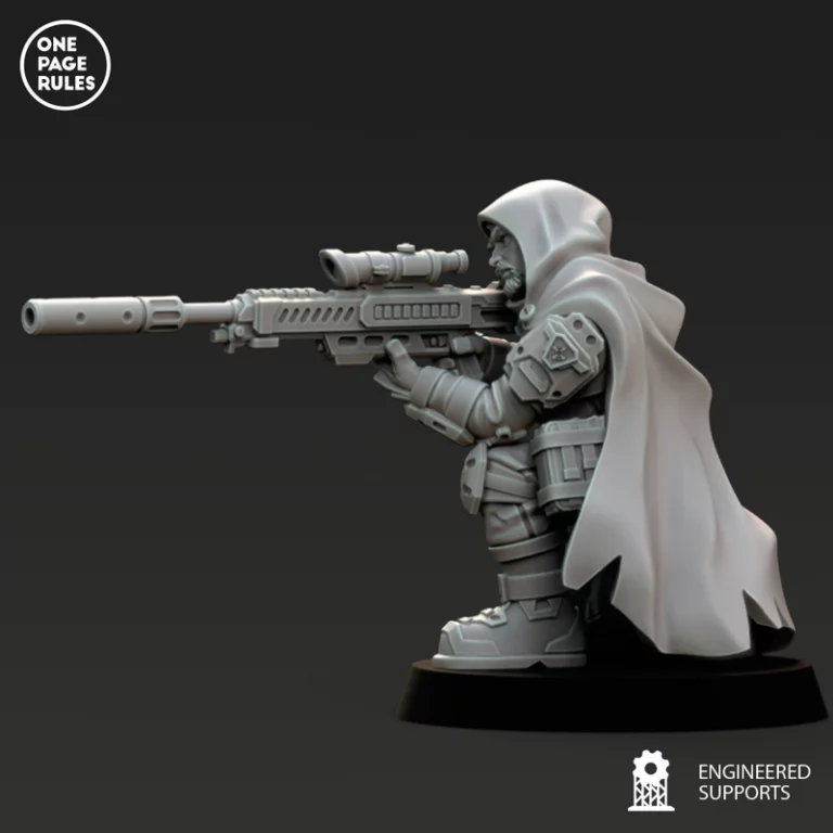 人类防御部队——狙击手——3D打印模型|Human Defence Force – Snipers – 3D Print Model