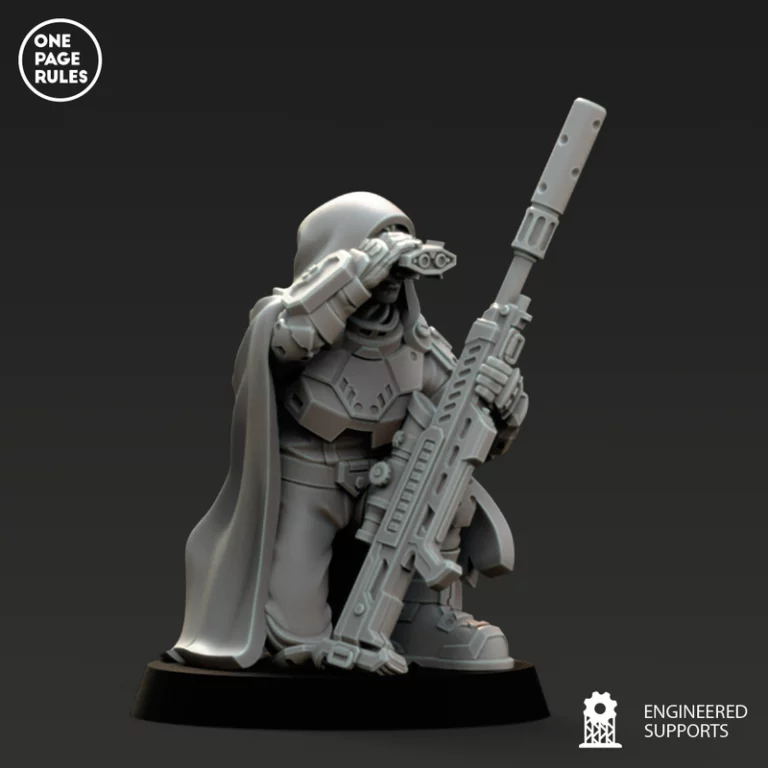 人类防御部队——狙击手——3D打印模型|Human Defence Force – Snipers – 3D Print Model