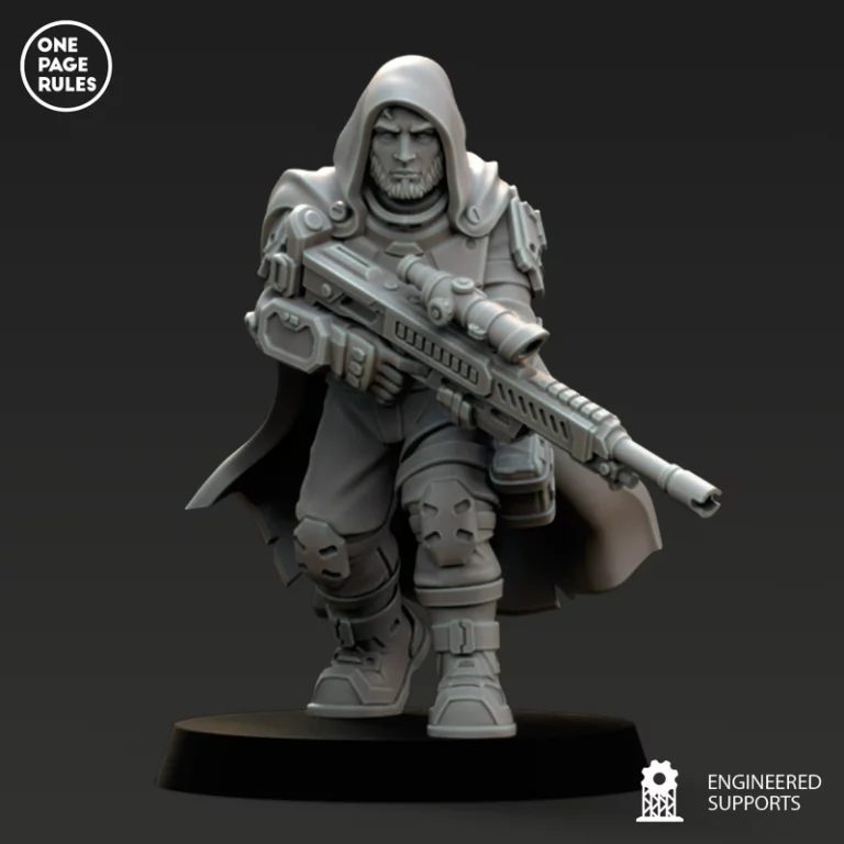 人类防御部队——狙击手——3D打印模型|Human Defence Force – Snipers – 3D Print Model