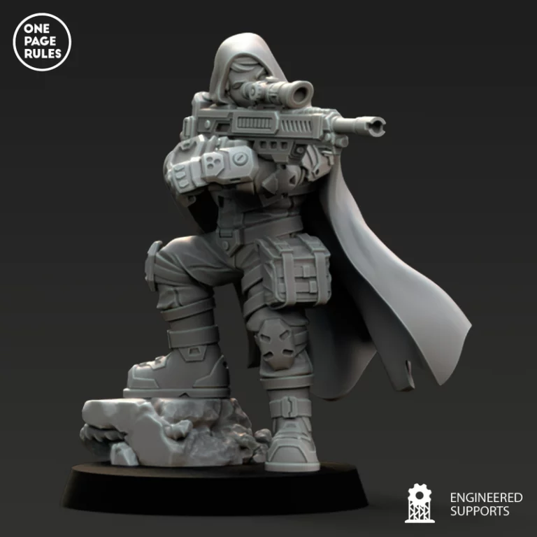 人类防御部队——狙击手——3D打印模型|Human Defence Force – Snipers – 3D Print Model