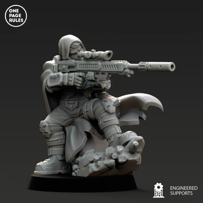 人类防御部队——狙击手——3D打印模型|Human Defence Force – Snipers – 3D Print Model