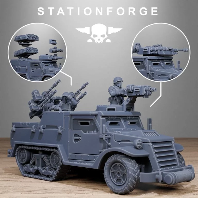 FreeGuard 半履带 3D打印模型|FreeGuard Half Track – 3D Print Model