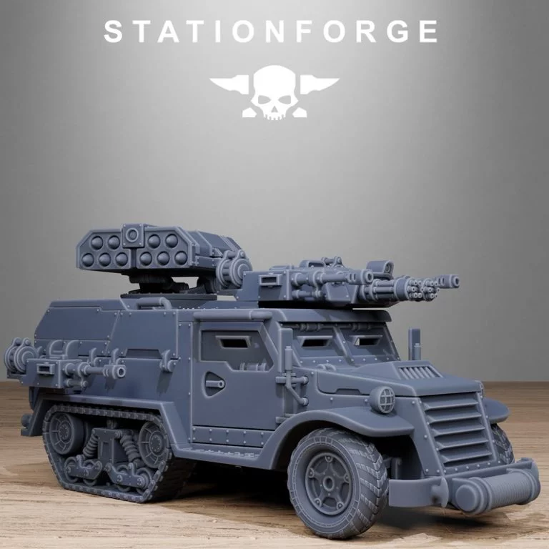 FreeGuard 半履带 3D打印模型|FreeGuard Half Track – 3D Print Model