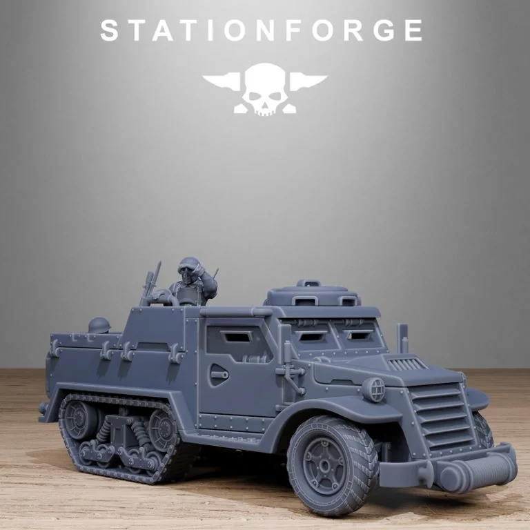 FreeGuard 半履带 3D打印模型|FreeGuard Half Track – 3D Print Model