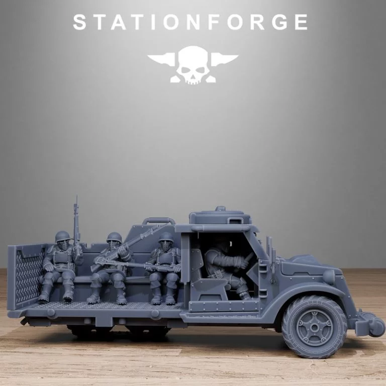FreeGuard 半履带 3D打印模型|FreeGuard Half Track – 3D Print Model