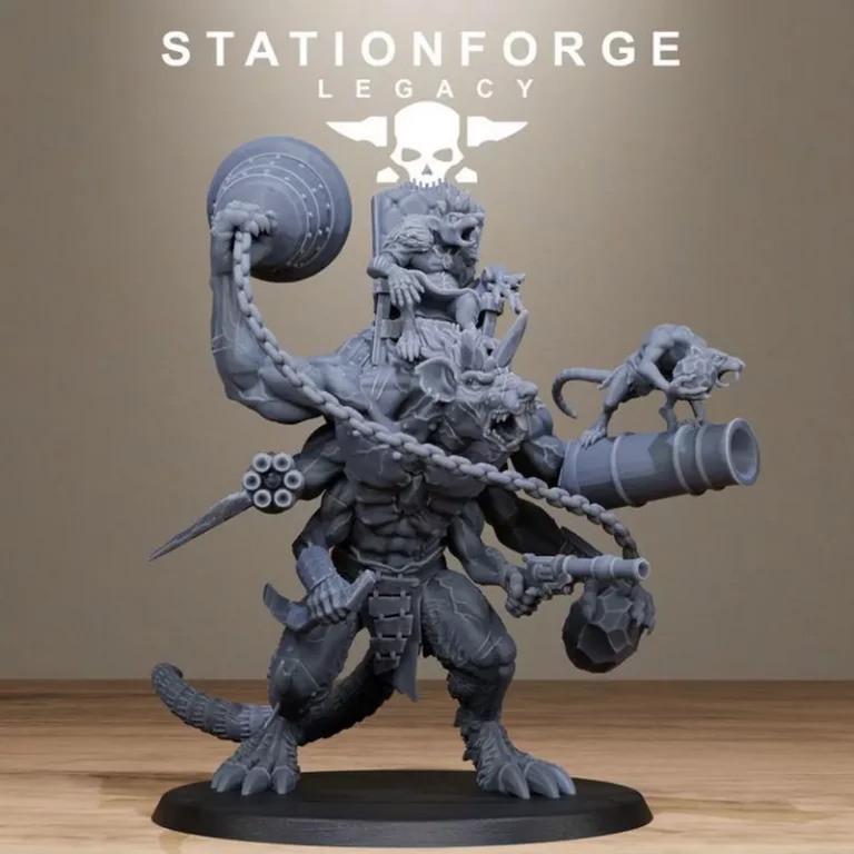 Rotfang贝尔拉特 3D打印模型|Rotfang Bell Rat – 3D Print Model