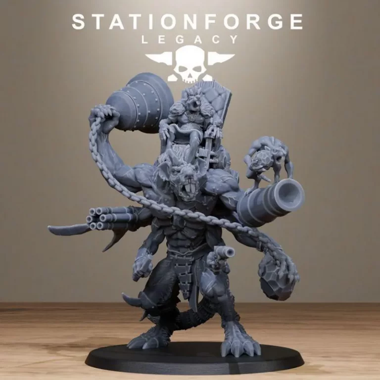 Rotfang贝尔拉特 3D打印模型|Rotfang Bell Rat – 3D Print Model
