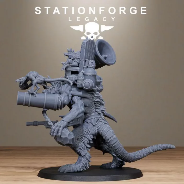Rotfang贝尔拉特 3D打印模型|Rotfang Bell Rat – 3D Print Model