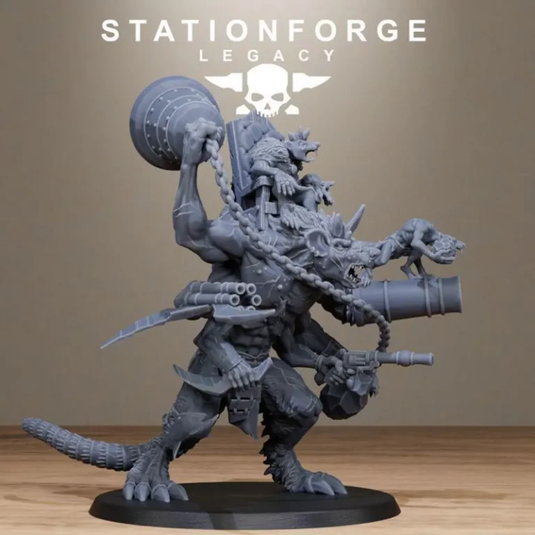 Rotfang贝尔拉特 3D打印模型|Rotfang Bell Rat – 3D Print Model