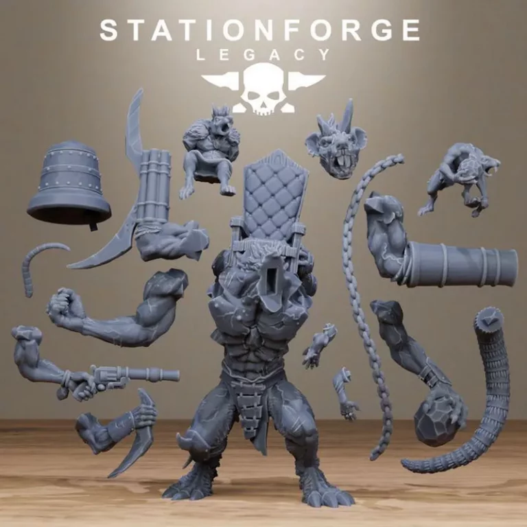 Rotfang贝尔拉特 3D打印模型|Rotfang Bell Rat – 3D Print Model