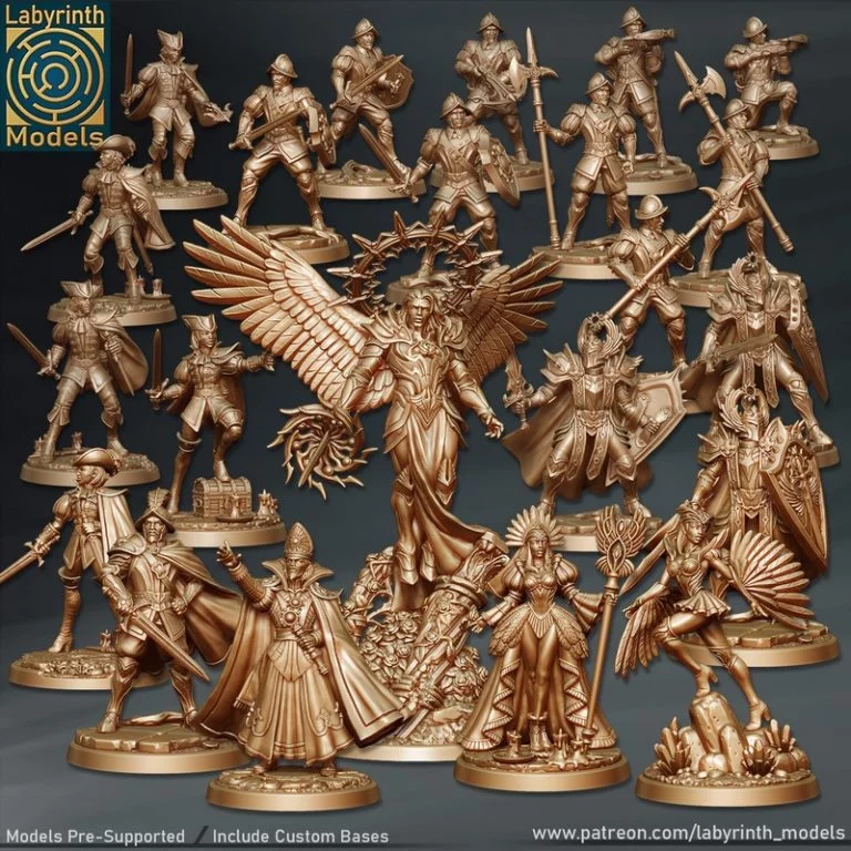 Labyrinth Models – Witch Hunters Vol 2 – 3D Print Model