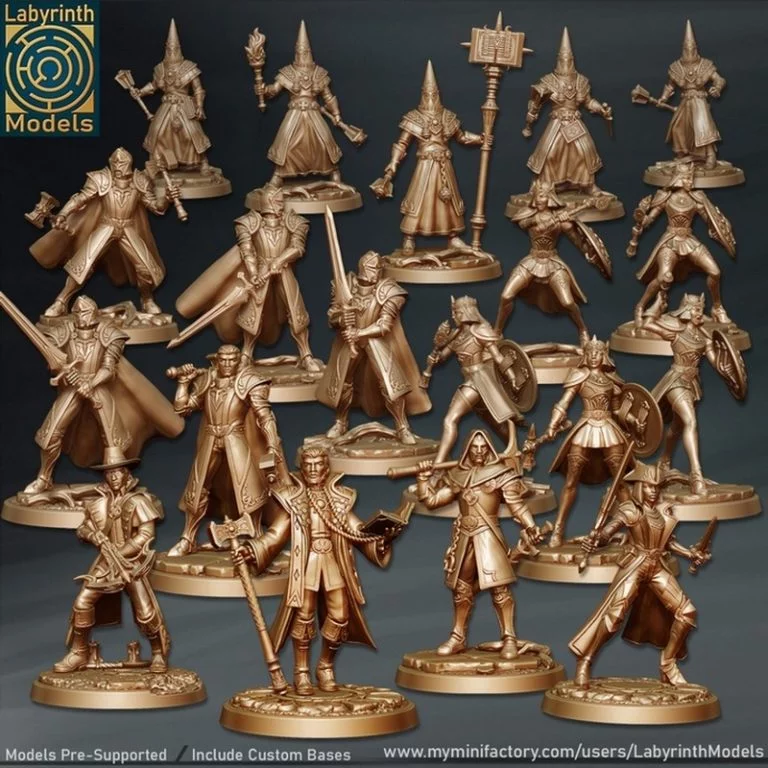 Labyrinth Models – Witch Hunters Vol 1 – 3D Print Model
