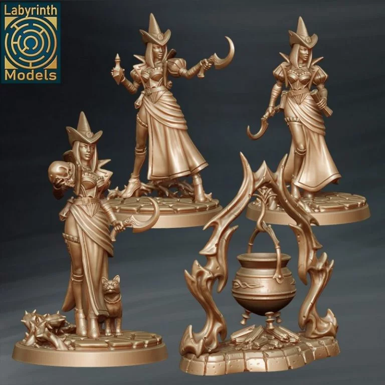 Labyrinth Models – Witch Hunters Vol 1 – 3D Print Model