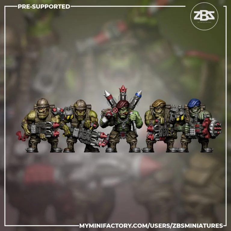 ZBS迷你模型八月2024款——3D打印动漫游戏角色模型|ZBS Miniatures August 2024 – 3D Print Model