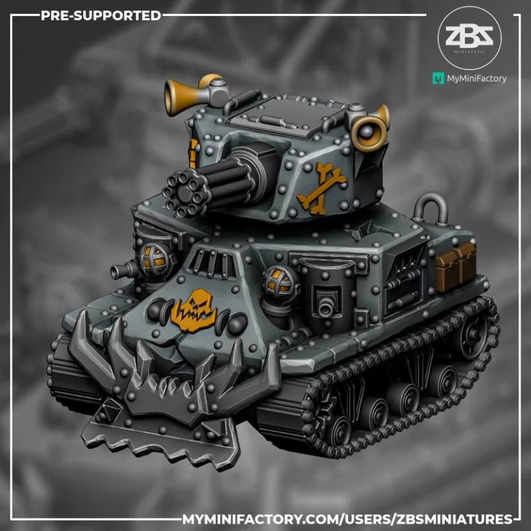 ZBS迷你模型七月2024款——3D打印动漫游戏角色模型|ZBS Miniatures July 2024 – 3D Print Model