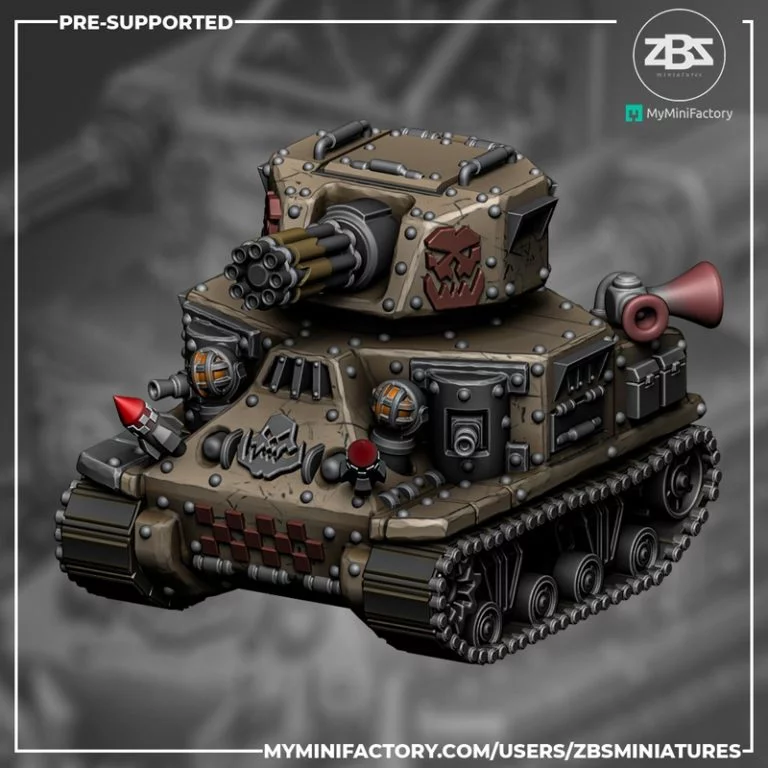 ZBS迷你模型七月2024款——3D打印动漫游戏角色模型|ZBS Miniatures July 2024 – 3D Print Model