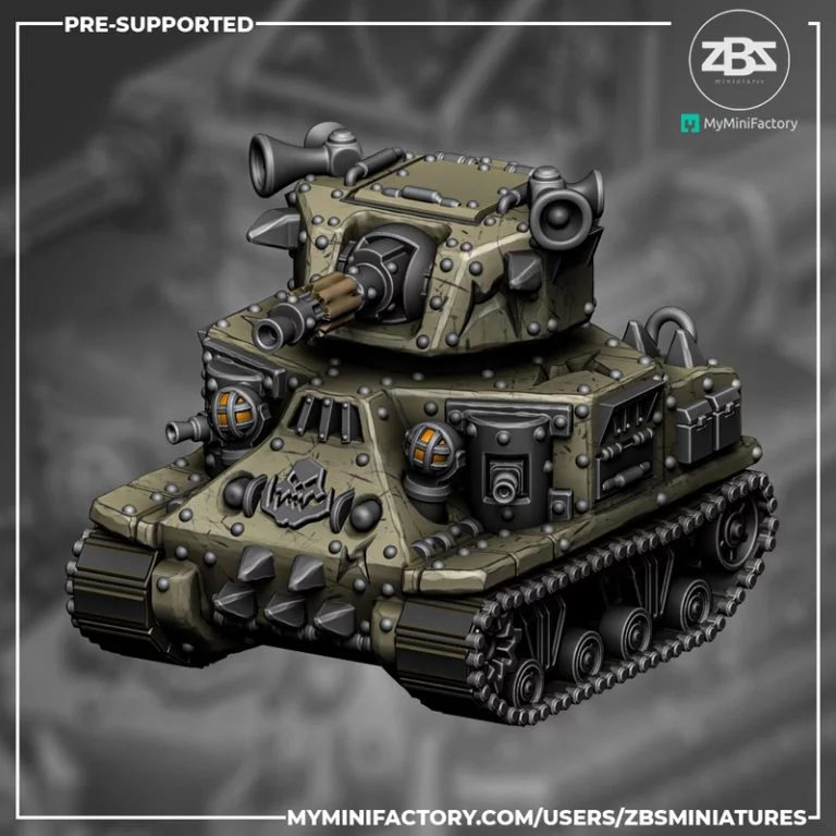 ZBS迷你模型七月2024款——3D打印动漫游戏角色模型|ZBS Miniatures July 2024 – 3D Print Model