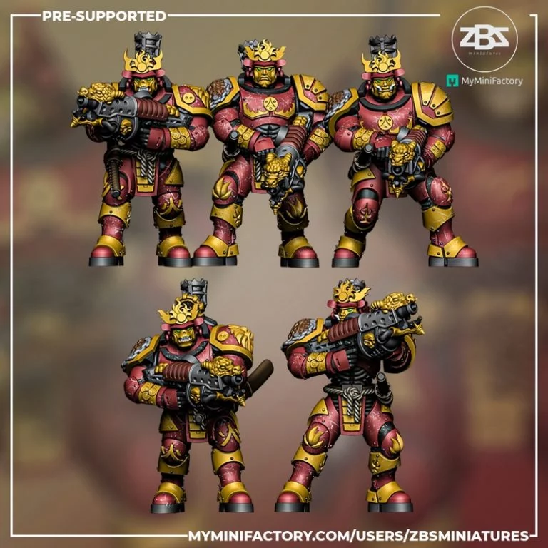 ZBS迷你模型2024年6月新品：3D打印动漫游戏角色模型|ZBS Miniatures June 2024 – 3D Print Model