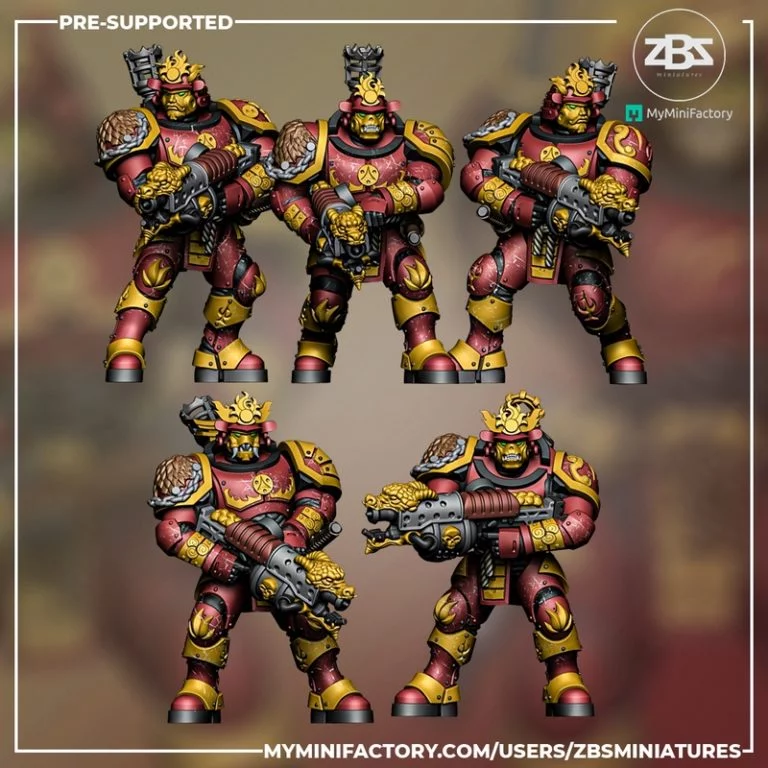 ZBS迷你模型2024年6月新品：3D打印动漫游戏角色模型|ZBS Miniatures June 2024 – 3D Print Model