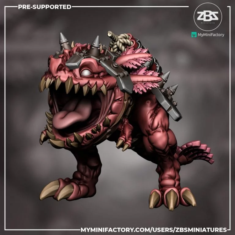 ZBS迷你模型2024年6月新品：3D打印动漫游戏角色模型|ZBS Miniatures June 2024 – 3D Print Model