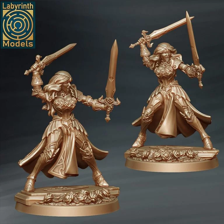 迷宫模型·吸血鬼系列Vol.3·3D打印模型|Labyrinth Models – Vampires Collection Vol 3 – 3D Print Model