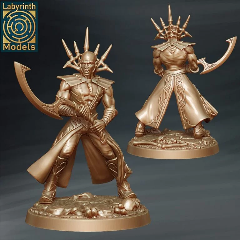 迷宫模型·吸血鬼系列Vol.3·3D打印模型|Labyrinth Models – Vampires Collection Vol 3 – 3D Print Model