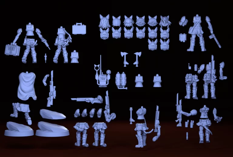 Neko Guard 3D打印模型套装|Neko Guard – Veterans and KT Specialist Upgrade Kit – 3D Print Model