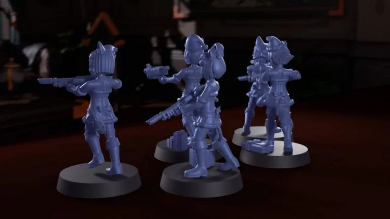 Neko Guard圣诞特工升级套装 3D打印模型|Neko Guard – Holiday Trooper Upgrade Set – 3D Print Model