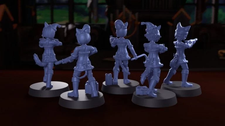 Neko Guard圣诞特工升级套装 3D打印模型|Neko Guard – Holiday Trooper Upgrade Set – 3D Print Model