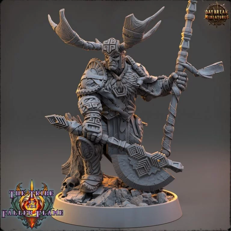 Daybreak Miniatures《堕落之焰部落》3D打印模型|Daybreak Miniatures – The Tribe of the Fallen Flame – 3D Print Model