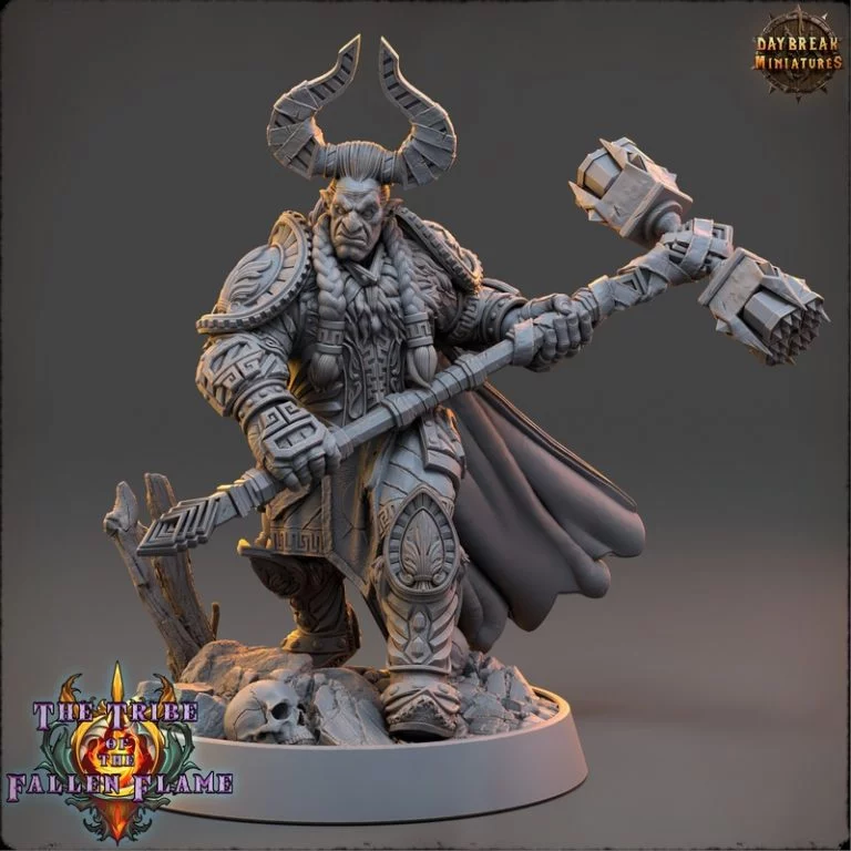 Daybreak Miniatures《堕落之焰部落》3D打印模型|Daybreak Miniatures – The Tribe of the Fallen Flame – 3D Print Model