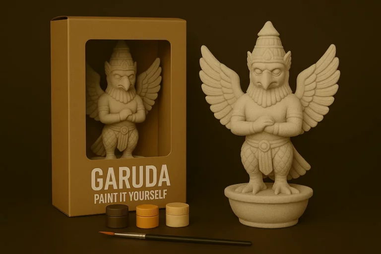 嘉达·DIY涂装·3D打印模型|Garuda – Paint-It-Yourself – 3D Print Model
