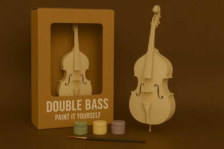 双簧管·自定义涂装·3D打印模型|Double Bass – Paint-It-Yourself – 3D Print Model