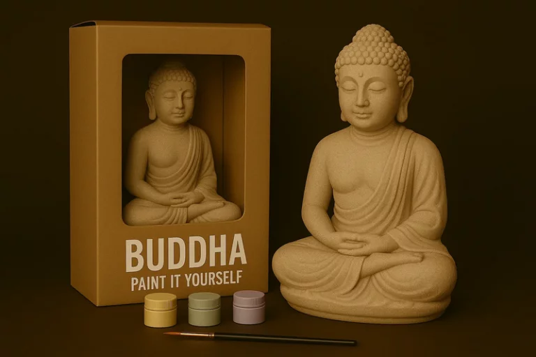 佛陀——DIY彩绘3D打印模型|Buddha – Paint-It-Yourself – 3D Print Model