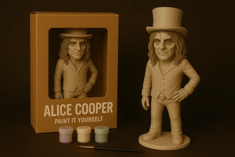 Alice Cooper《Paint-It-Yourself》3D打印模型|Alice Cooper – Paint-It-Yourself – 3D Print Model