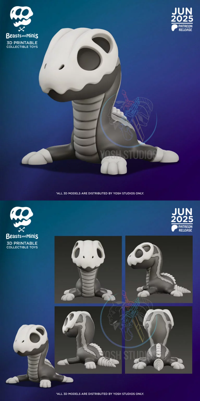 Styxosaur迷你3D打印模型|Styxosaur Mini – 3D Print Model