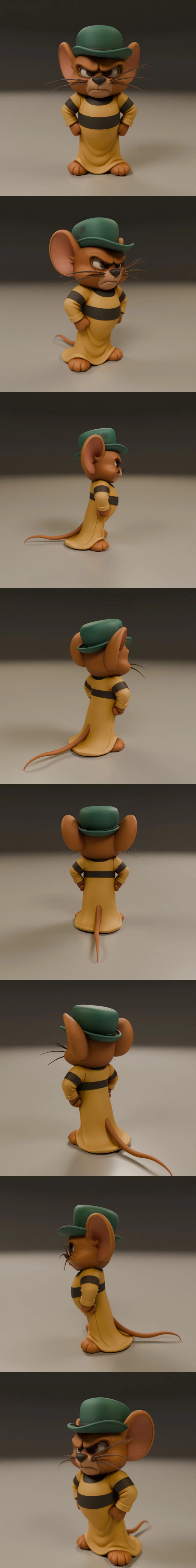肌肉小鼠——3D打印模型|Muscles Mouse – 3D Print Model