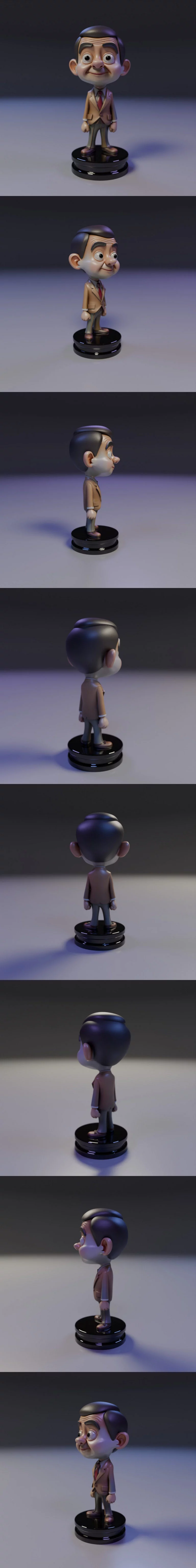 贝贝3D打印模型|Mr Bean Chibi – 3D Print Model